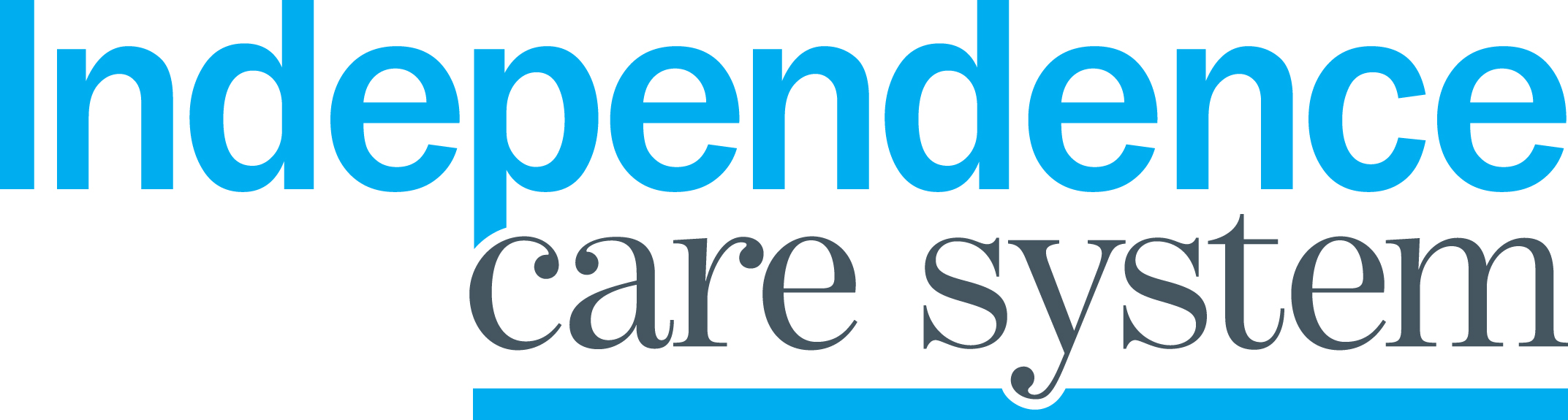 logo depicts the words Independence Care System