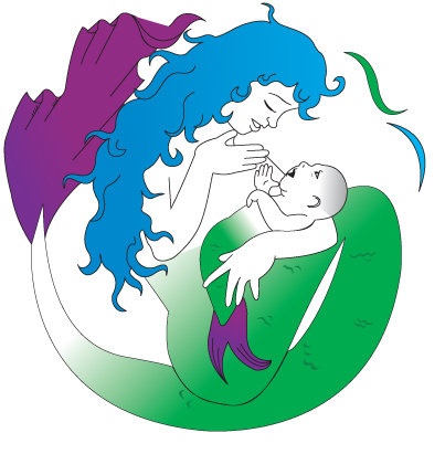 Deaf mother with deaf baby teaching sign language of mother