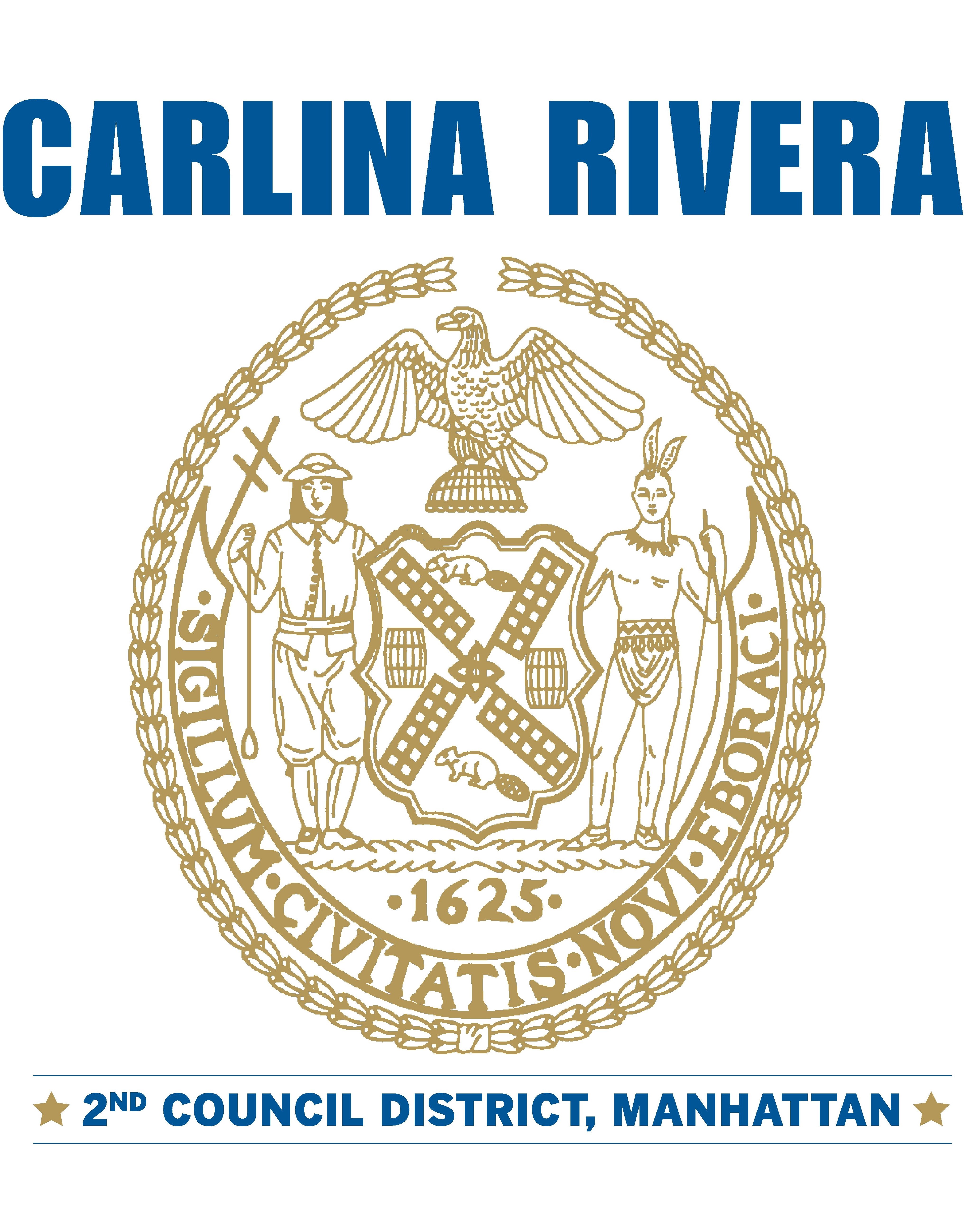Logo of councilwoman Carlina Rivera, 2nd Council District, Manhattan